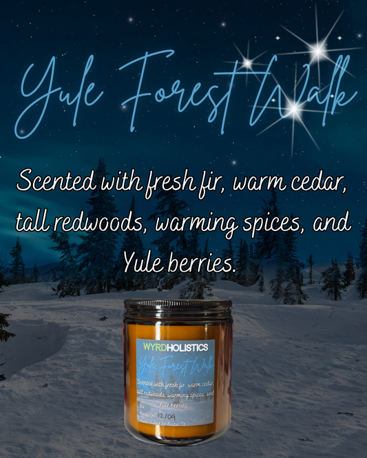 Yule Forest Walk Organic Soy Wax Candle