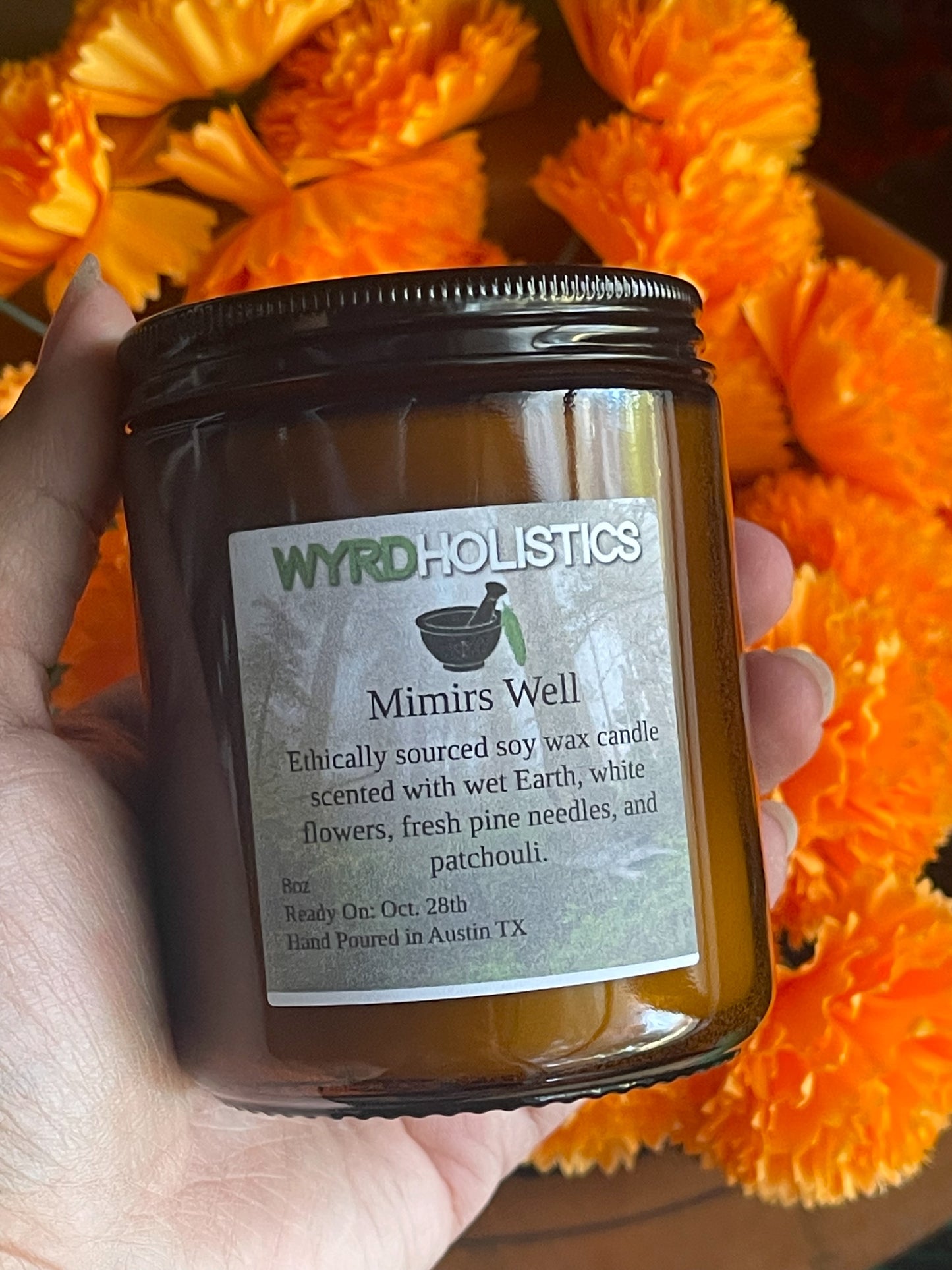 Mimirs Well Organic Soy Wax Candle