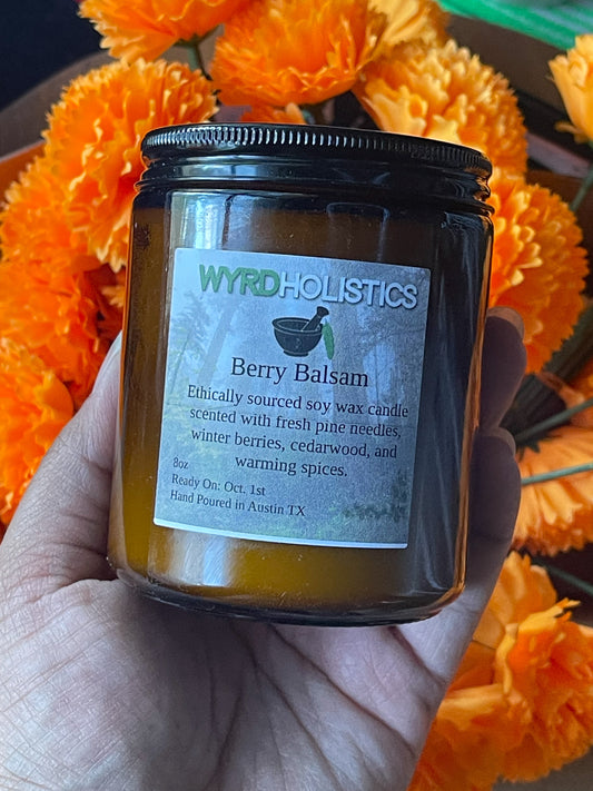 Berry Balsam Organic Soy Wax Candle