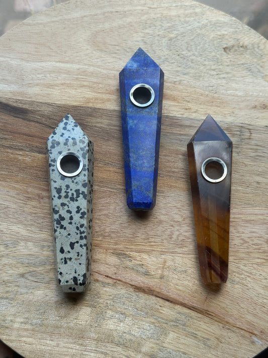 Crystal Smoking Pipe or Decorative Piece