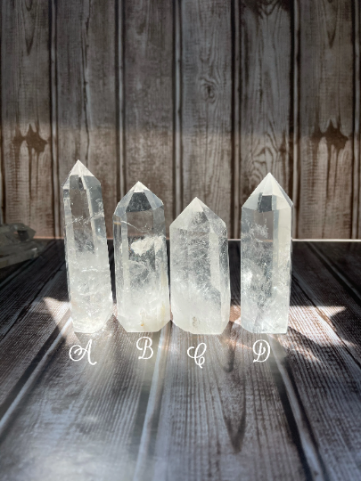 Clear Quartz Tower Crystal Generator Master Healer