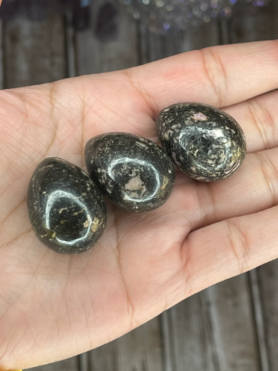 Small Rhodonite Eggs