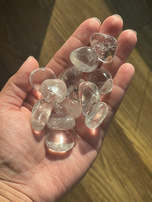 Clear Quartz Tumbles