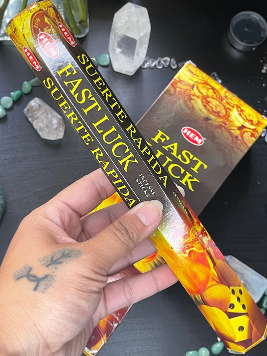 Fast Luck HEM Incense Sticks