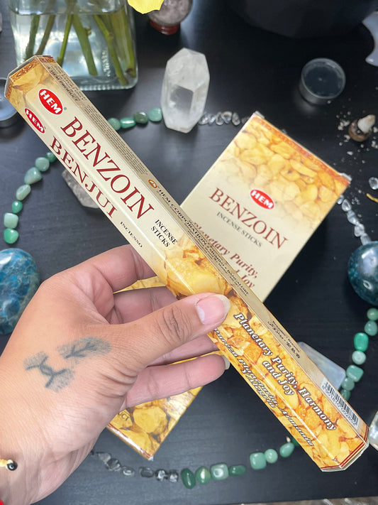 Benzoin HEM Incense Sticks