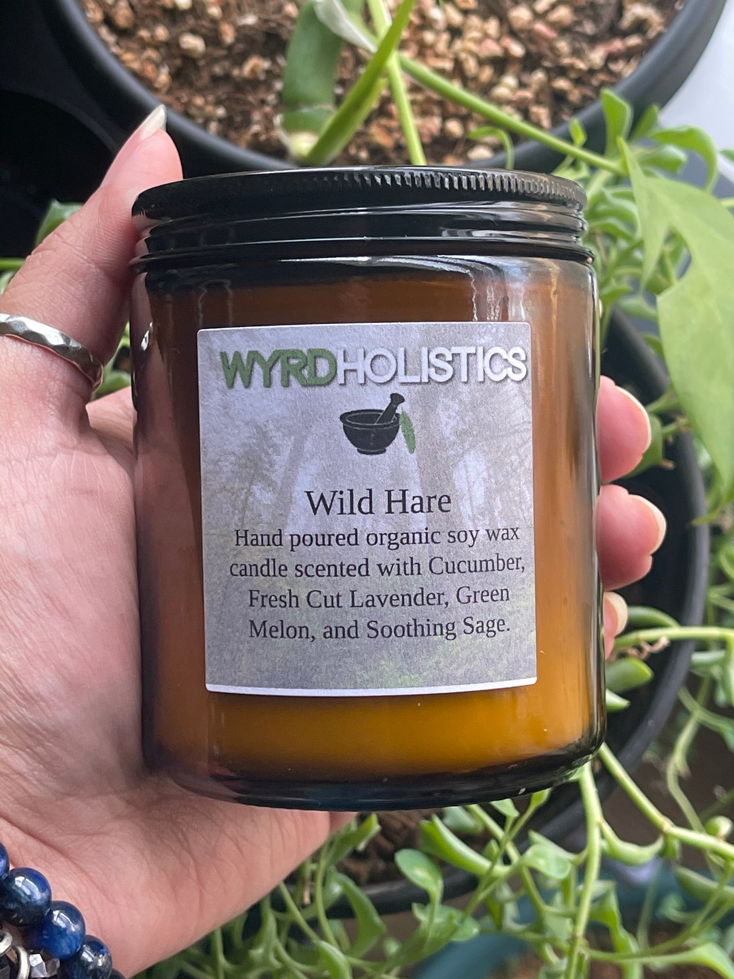 Wild Hare Organic Soy Wax Candle
