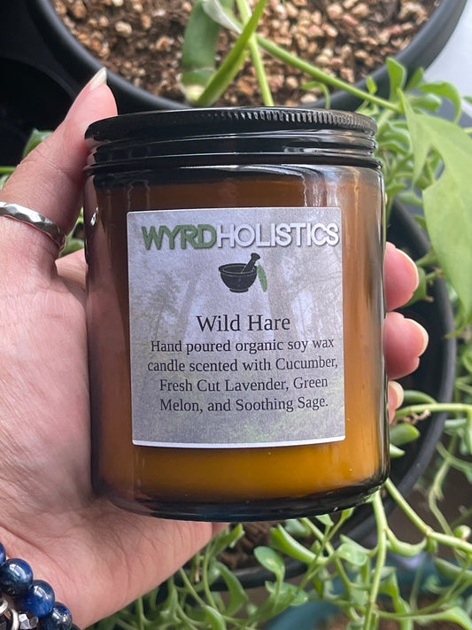 Wild Hare Organic Soy Wax Candle