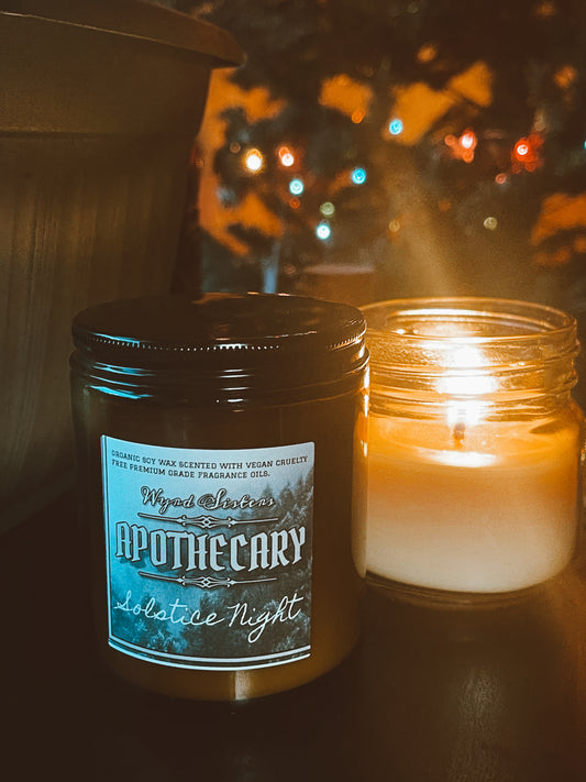 Solstice Night Organic Soy Wax Candle